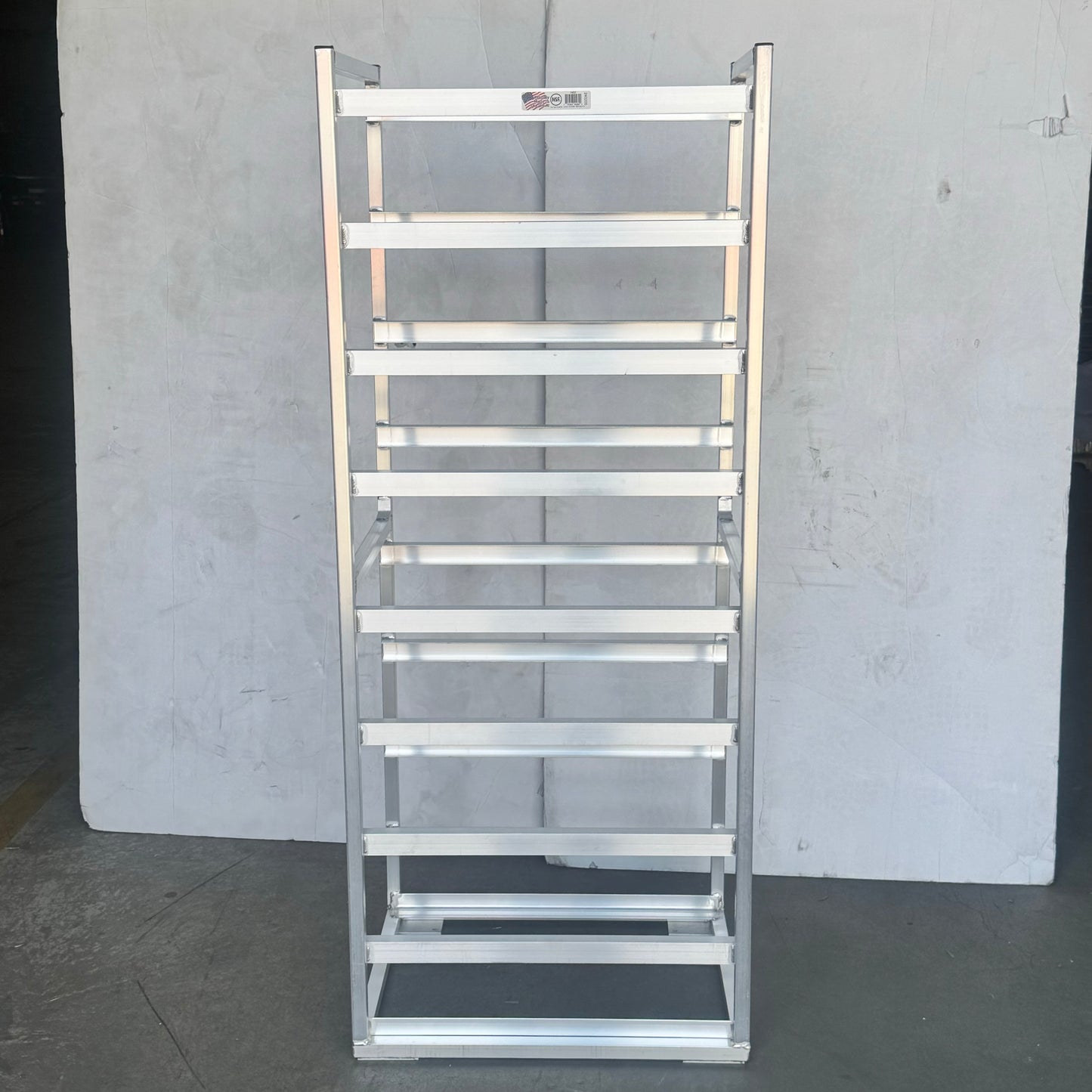 Commercial Aluminum Food Service Shelving 64”Hx26”Lx20.5”W Silver 1481