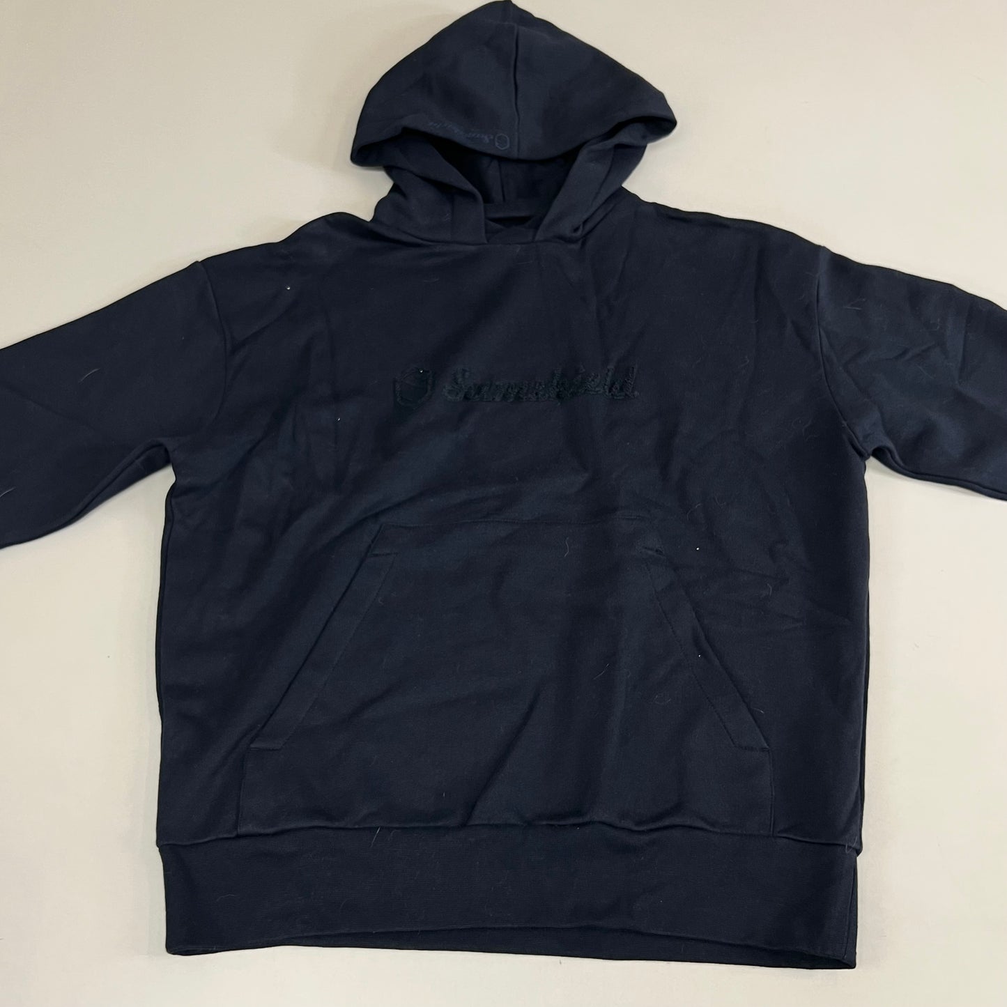 SAMSHIELD Cameron Equestrian Sweatshirt w/ Hood Men's Sz Large Navy Blue