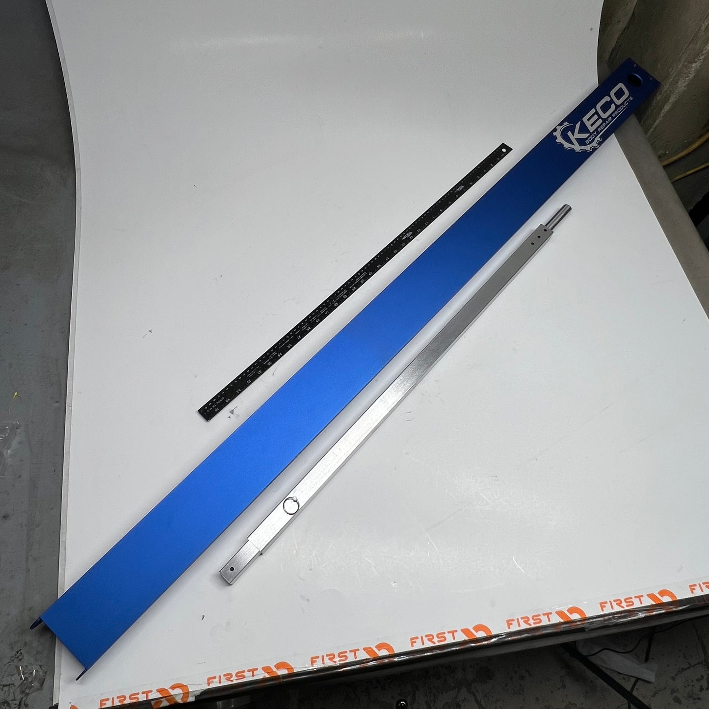 KECO Pole Part For K-tower W/ Vacuum Base 66"L Satin Blue 410-8397-KTW