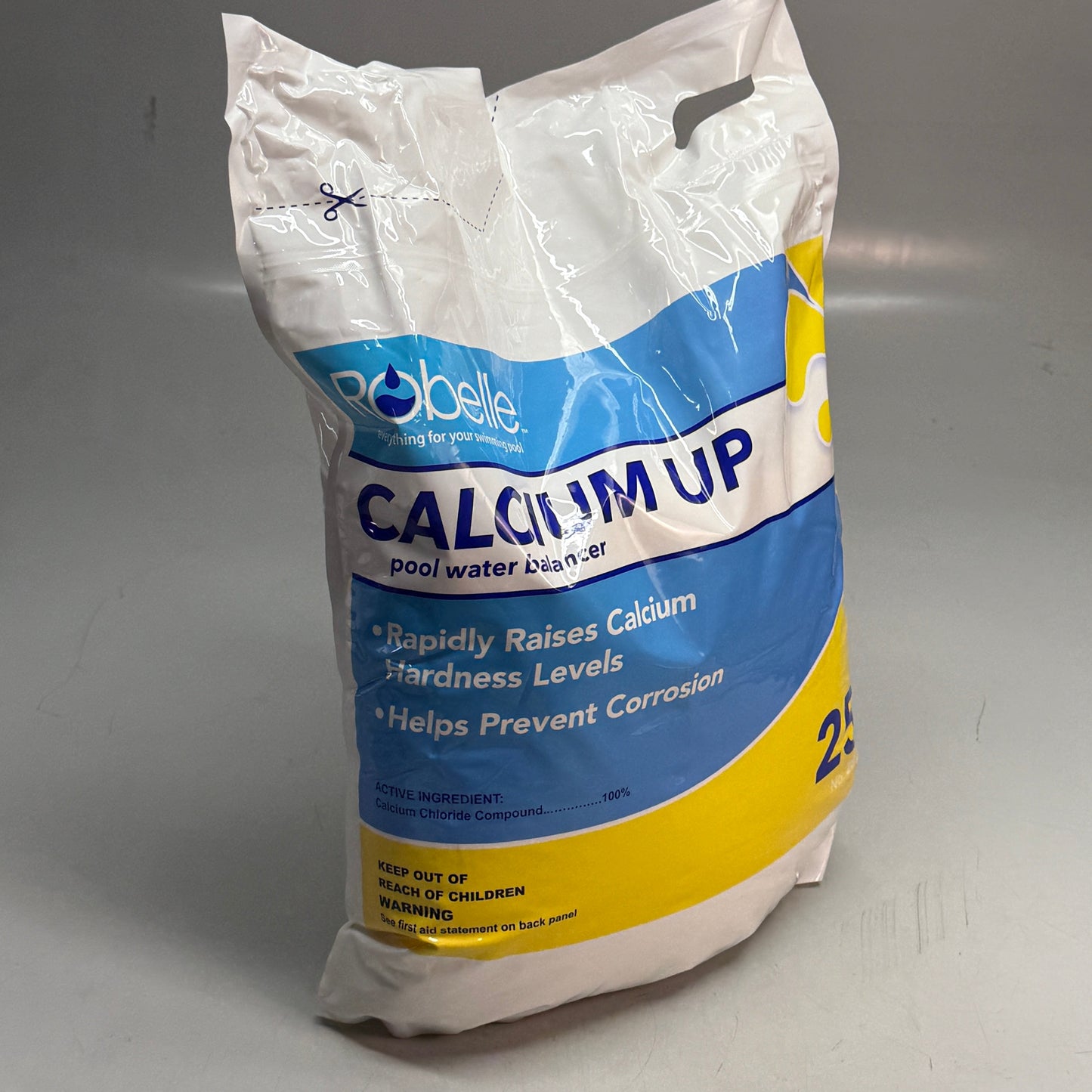 ZA@ ROBELLE (25 Lb Bag) Calcium Up Pool Water Balancer (Raises Hardness Levels) 2825B E
