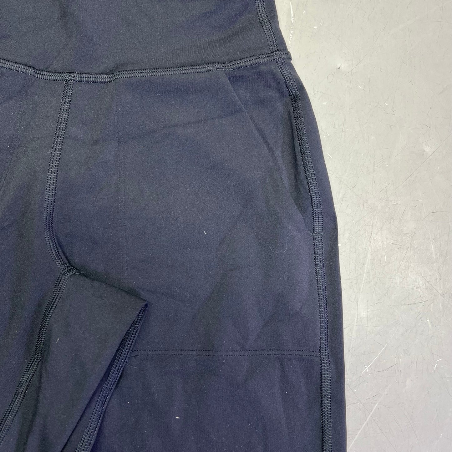 LULULEMON Butter Soft High Rise Cuffed Leggings Women's Sz 0 Black (Pre-Owned)