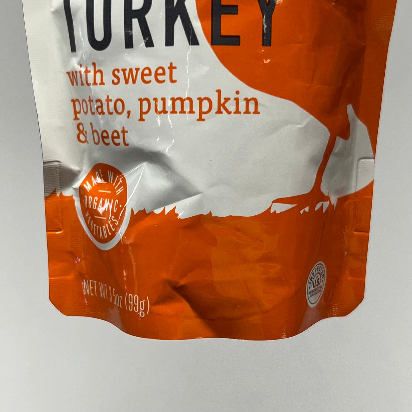 SERENITY (6 PACK) Turkey W/ Organic Veggies Baby Food Pouches 3.5oz BB 10/27