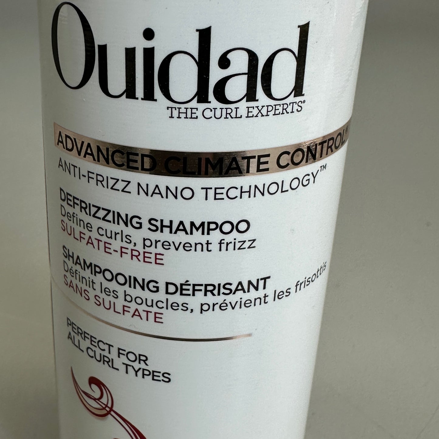 OUIDAD The Curl Climate Control Expert Defrizzing Shampoo 8.5FL OZ/250ml 30637