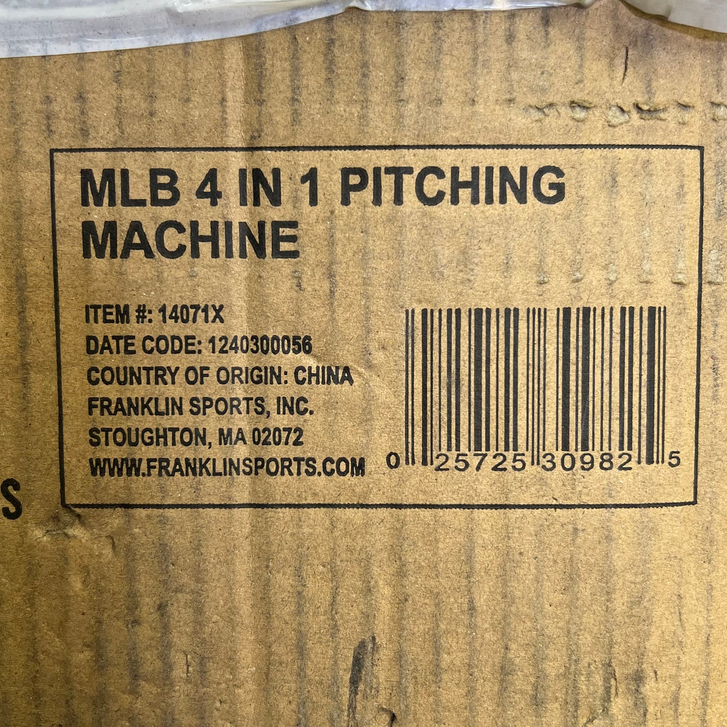 FRANKLIN Pitching MLB Machine Batter & Fielder Combo 4-In-1 Black/Blue 14071