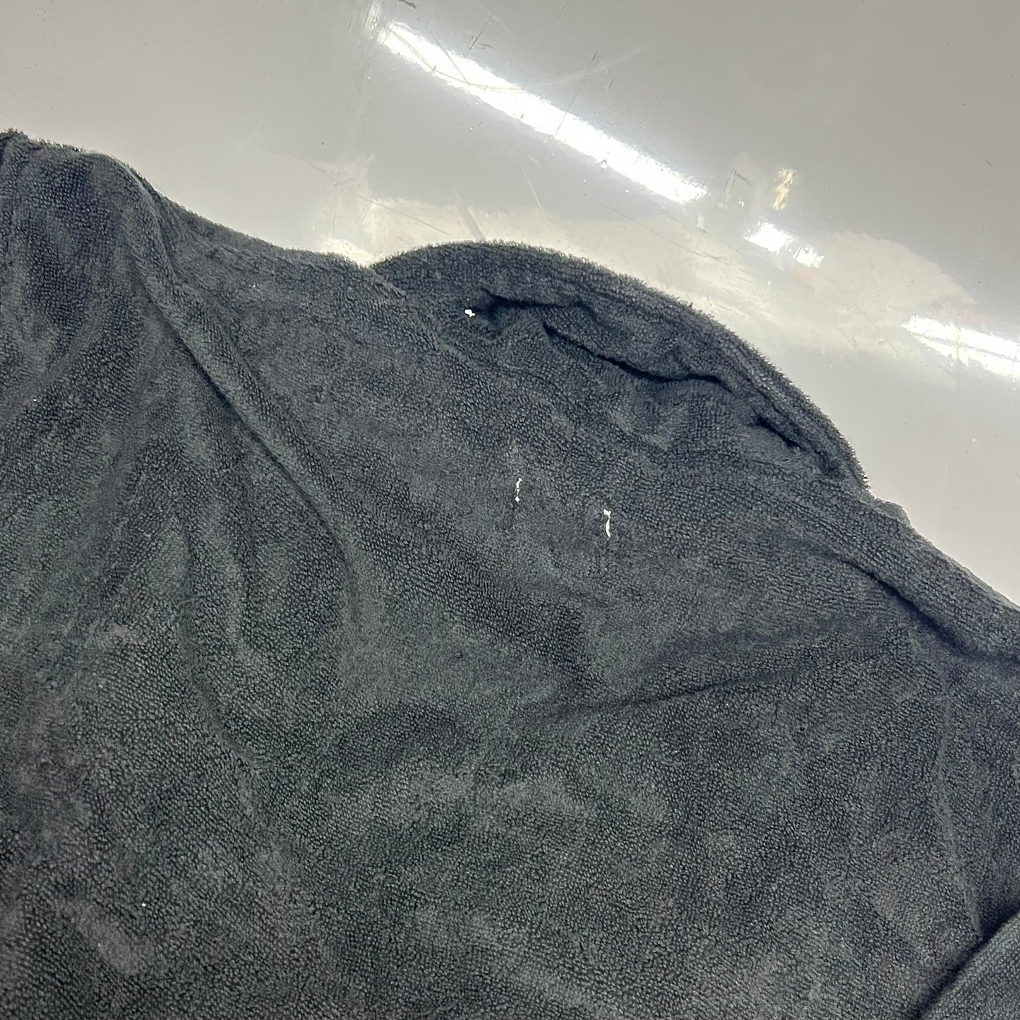 NORDIK RECOVERY Retreat Robe Ultra Plush Terry One Size Black BR-BL-1FA (Used)