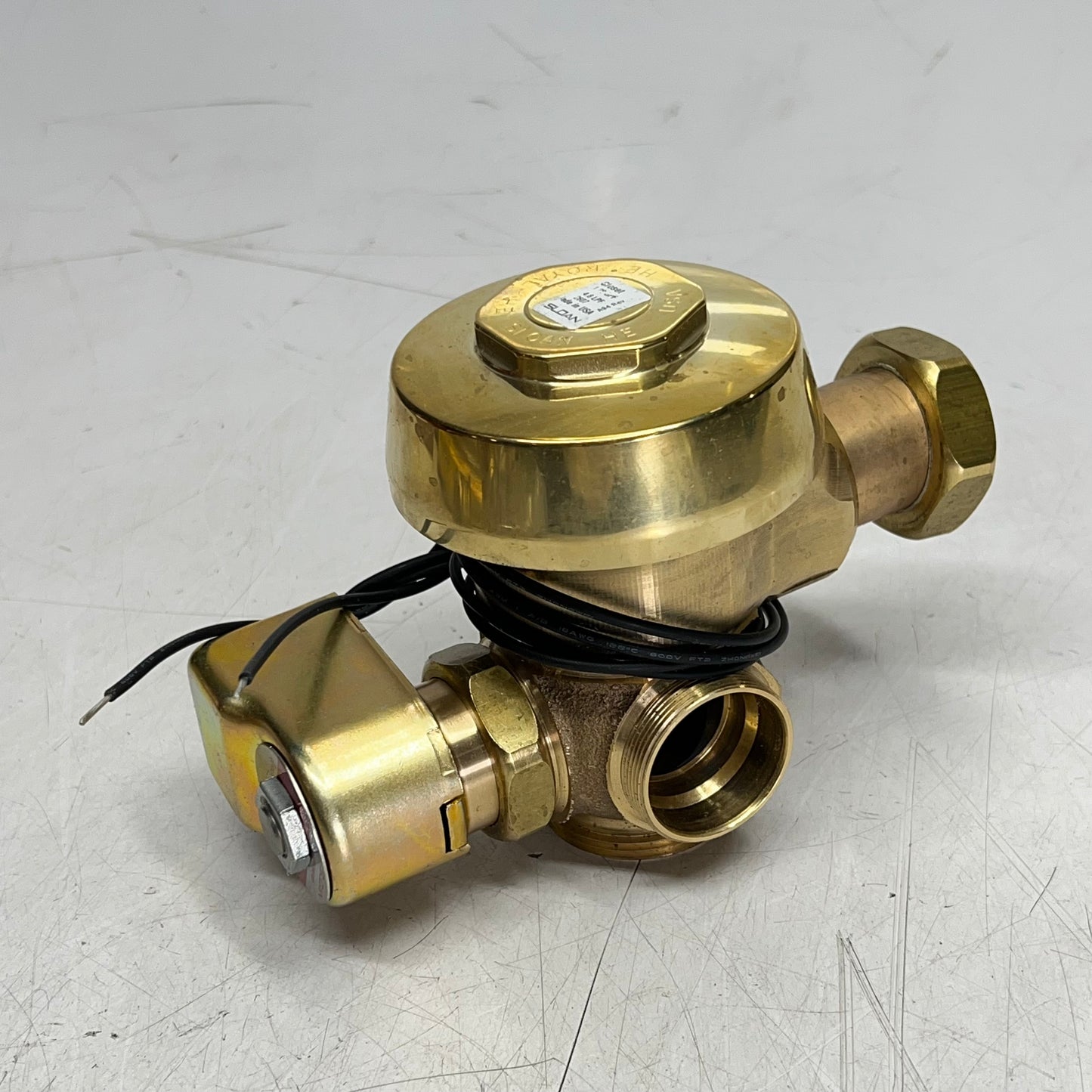 SLOAN Concealed Sensor Hardwired Water Closet 1.28 GPF Brass 152 ESS TM0