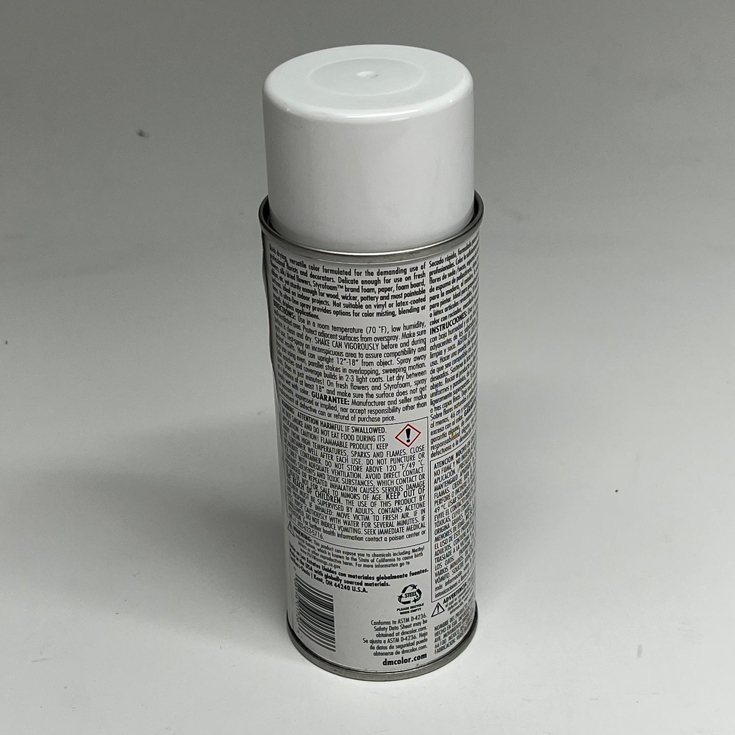 DESIGN MASTER (2 PACK) Colortool Spray Versatile Surface Color 12oz Flat White