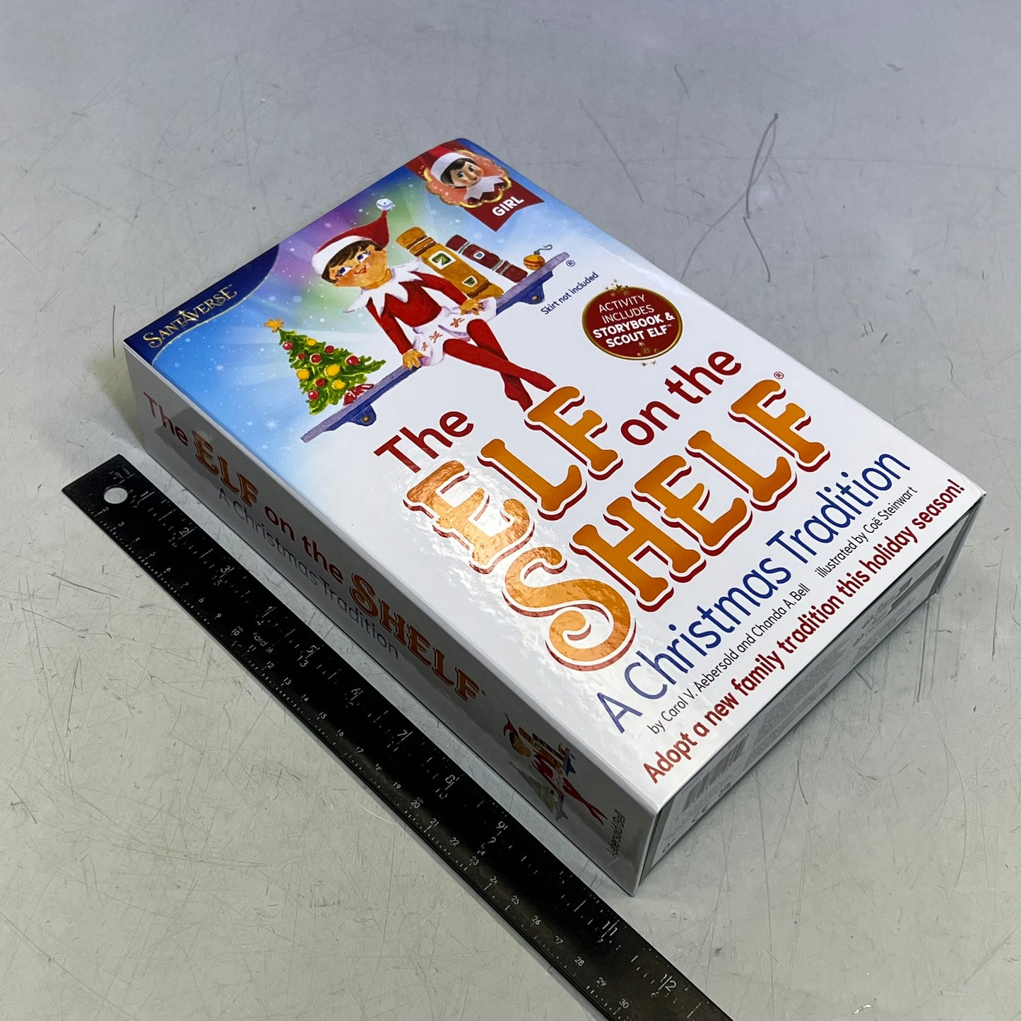 ZA@ SANTAVERSE The Elf On The Shelf Doll & Hardback Book A Christmas Tradition (As-Is)