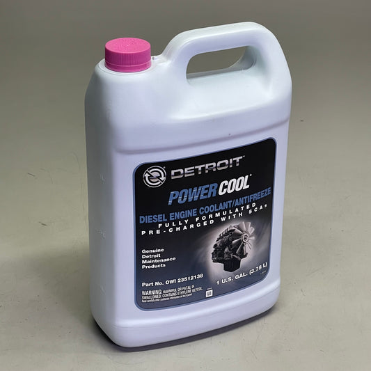 DETROIT Power Cool Diesel Engine Coolant/Antifreeze 3.78 L White OWI-23512138
