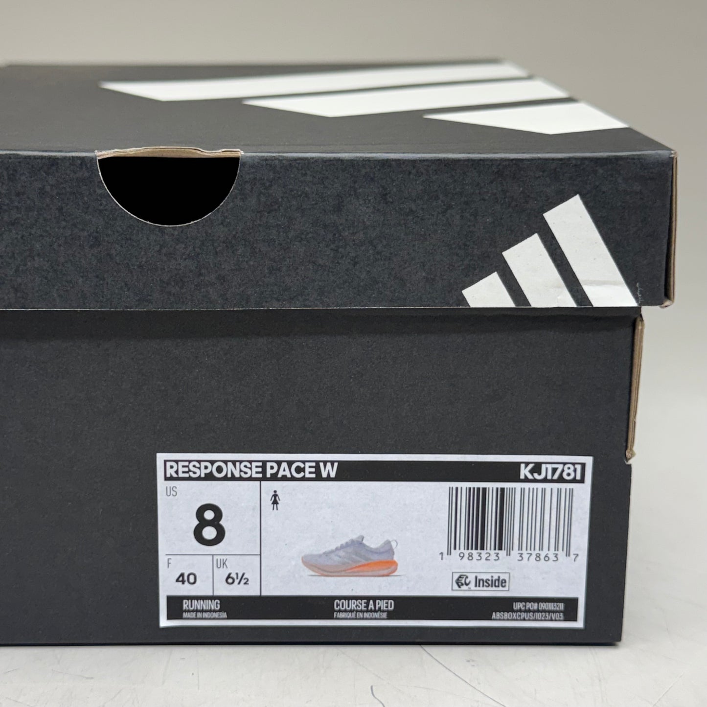 ADIDAS Response Pace W Women's Running Shoes Sz 8, White KJT781