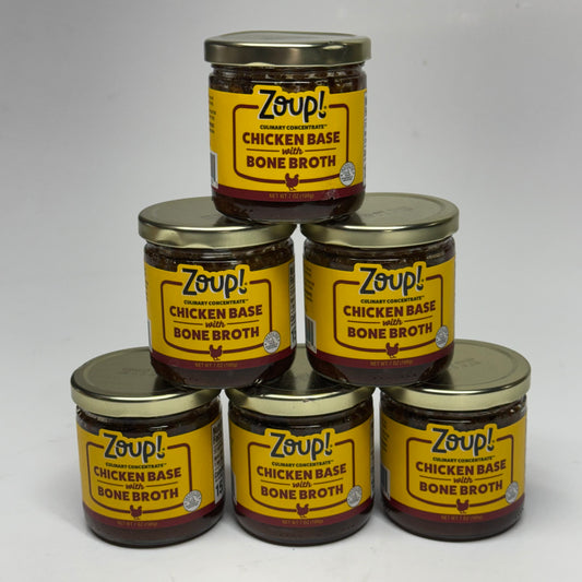 ZOUP! (6 PACK) Chicken Base Bone Broth 7 oz. BB 12/27