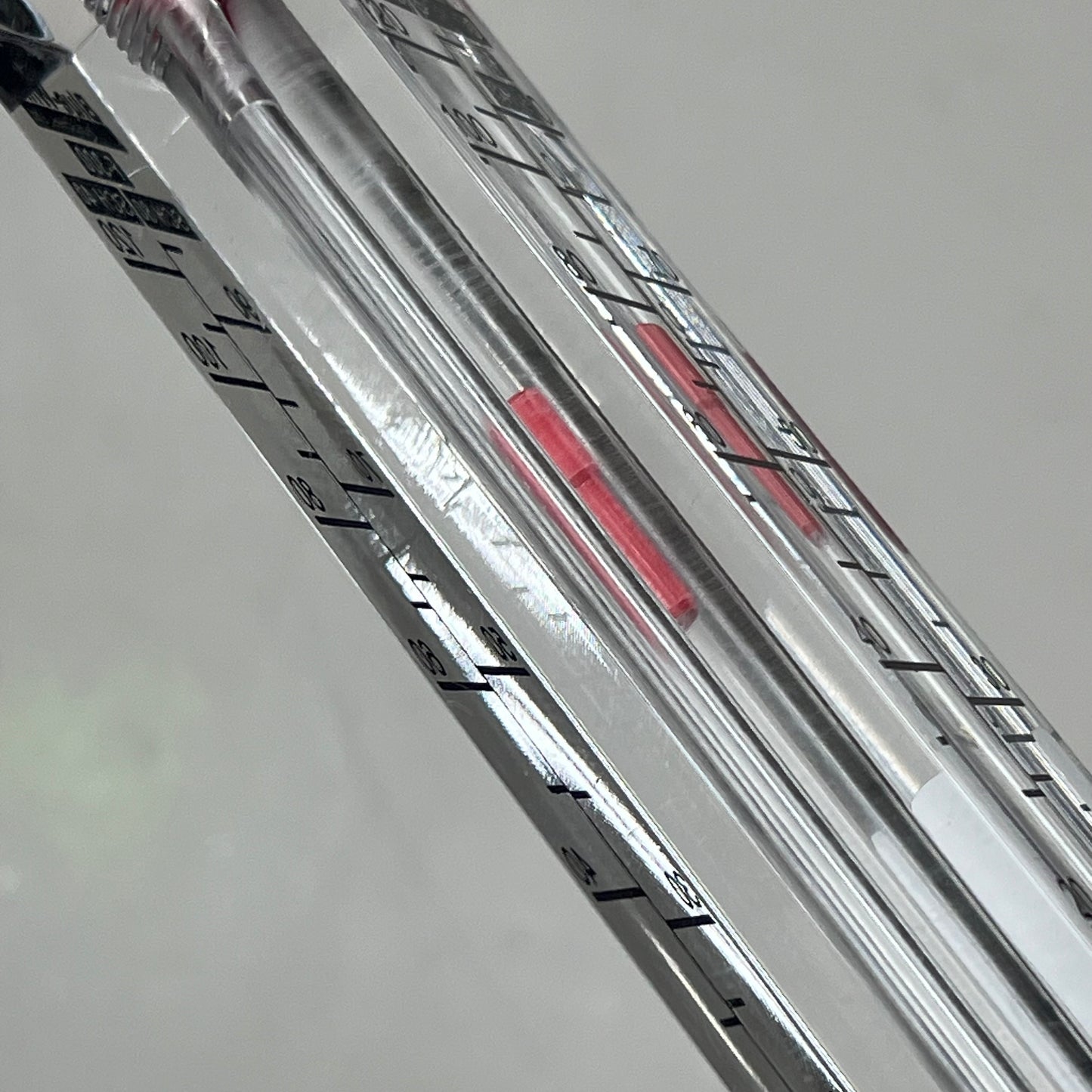 BLUE-WHITE Acrylic Flow Meter Stainless Steel Float Material 2.00" F302200P