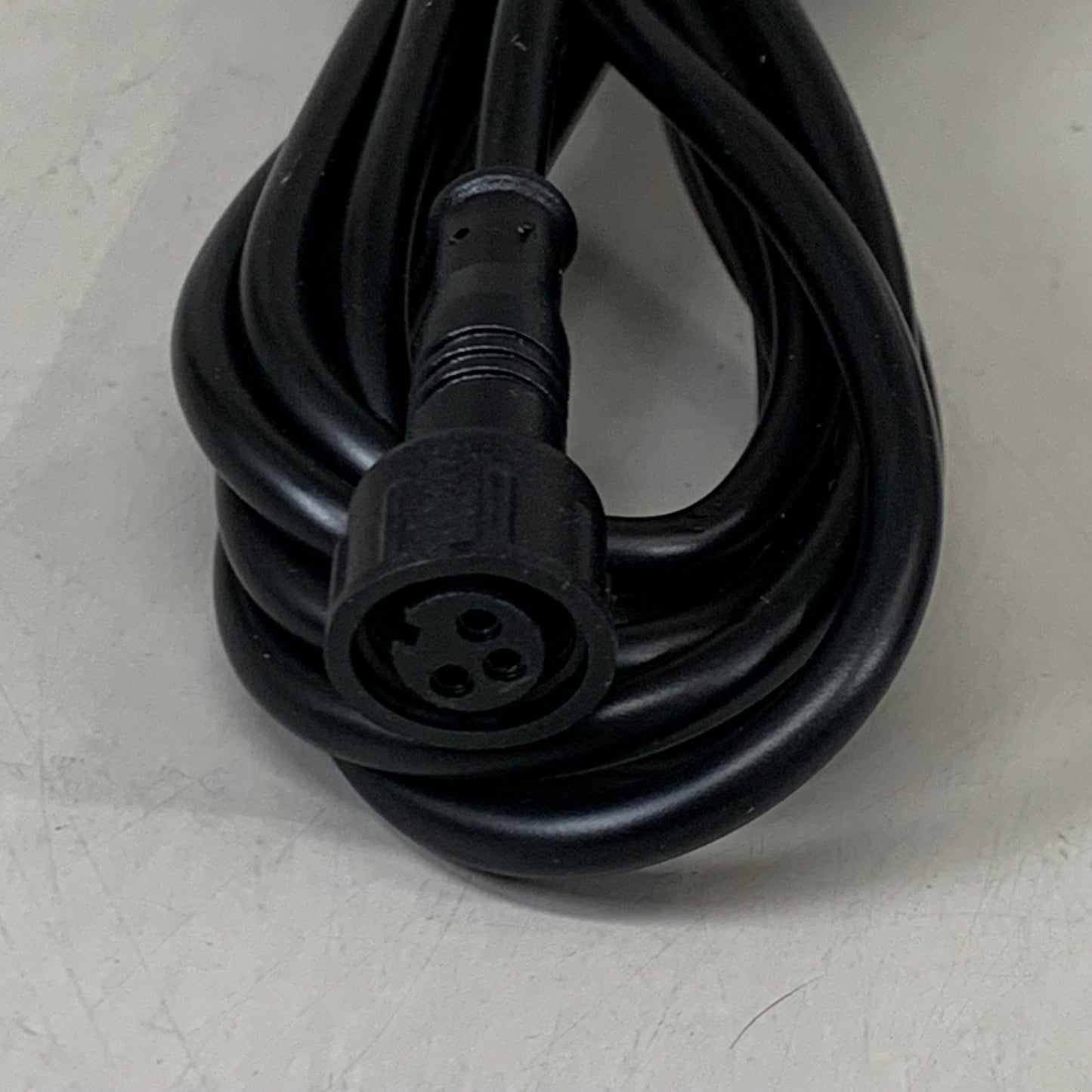 GENSSI (2 PACK) LED Rock Lights Wire Extension 3 Pin  8ft Black 8FT-STND-EXT