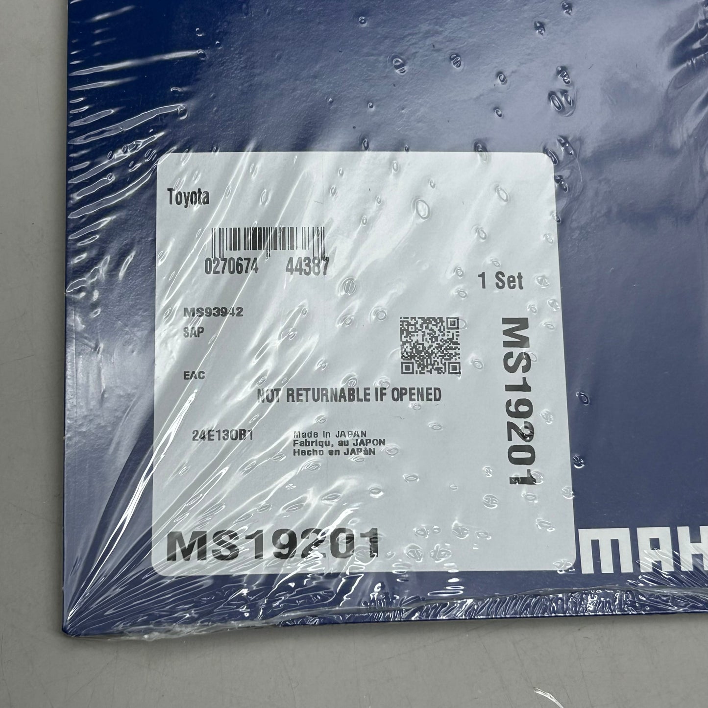 MAHLE Engine Intake Manifold Gasket Replacement Part For Toyota MS19201