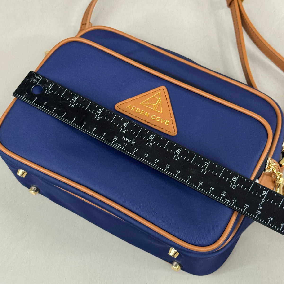 ARDEN COVE Crossbody Nylon Anti-theft Bag Navy (New Without Tags)