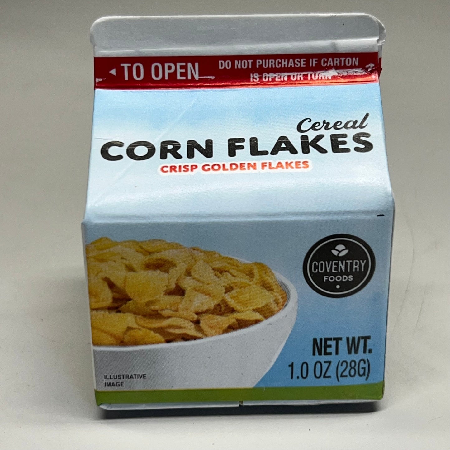 ZA@ COVENTRY FOODS 96 Pack Cereal Corn Flakes Crisp Golden Flakes 1.0 oz ( New) F