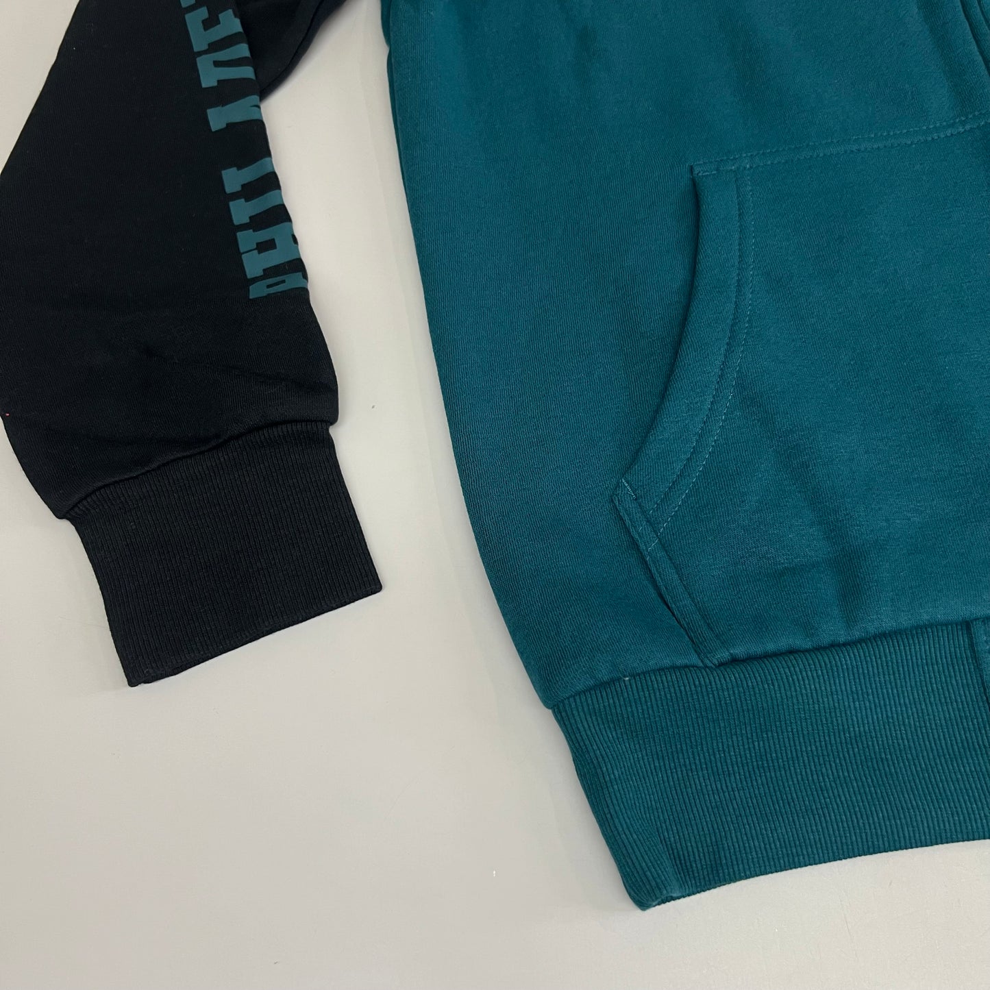 NFL (2 Piece) G-III Sports By Carl Banks Philadelphia Eagles T-Shirt & Full-Zip Hoodie Set Men's Sz M Black/ Green