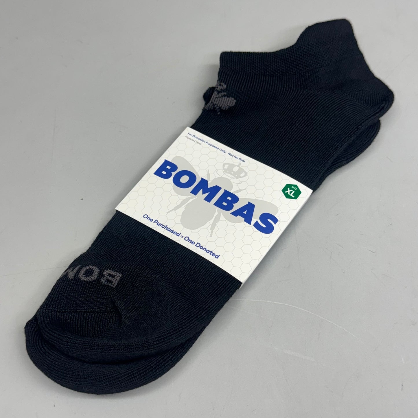 BOMBAS Men's (2 Pack) All Purpose Performance Ankle Socks Black Sz XL