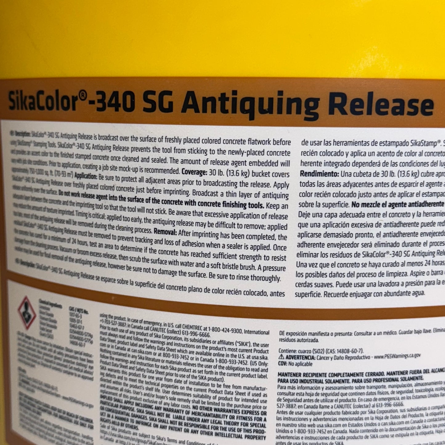 SIKACOLOR Antiquing Concrete Release 30 lbs SGR23 Smoke Exp 04/2027