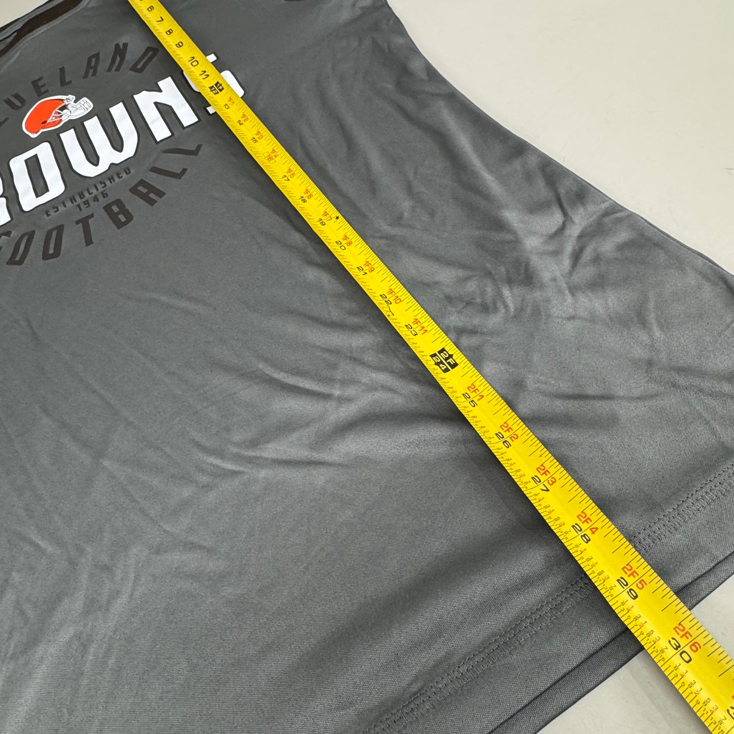 NFL Cleveland Browns Long Sleeve Shirt L Brown/Grey 1802970