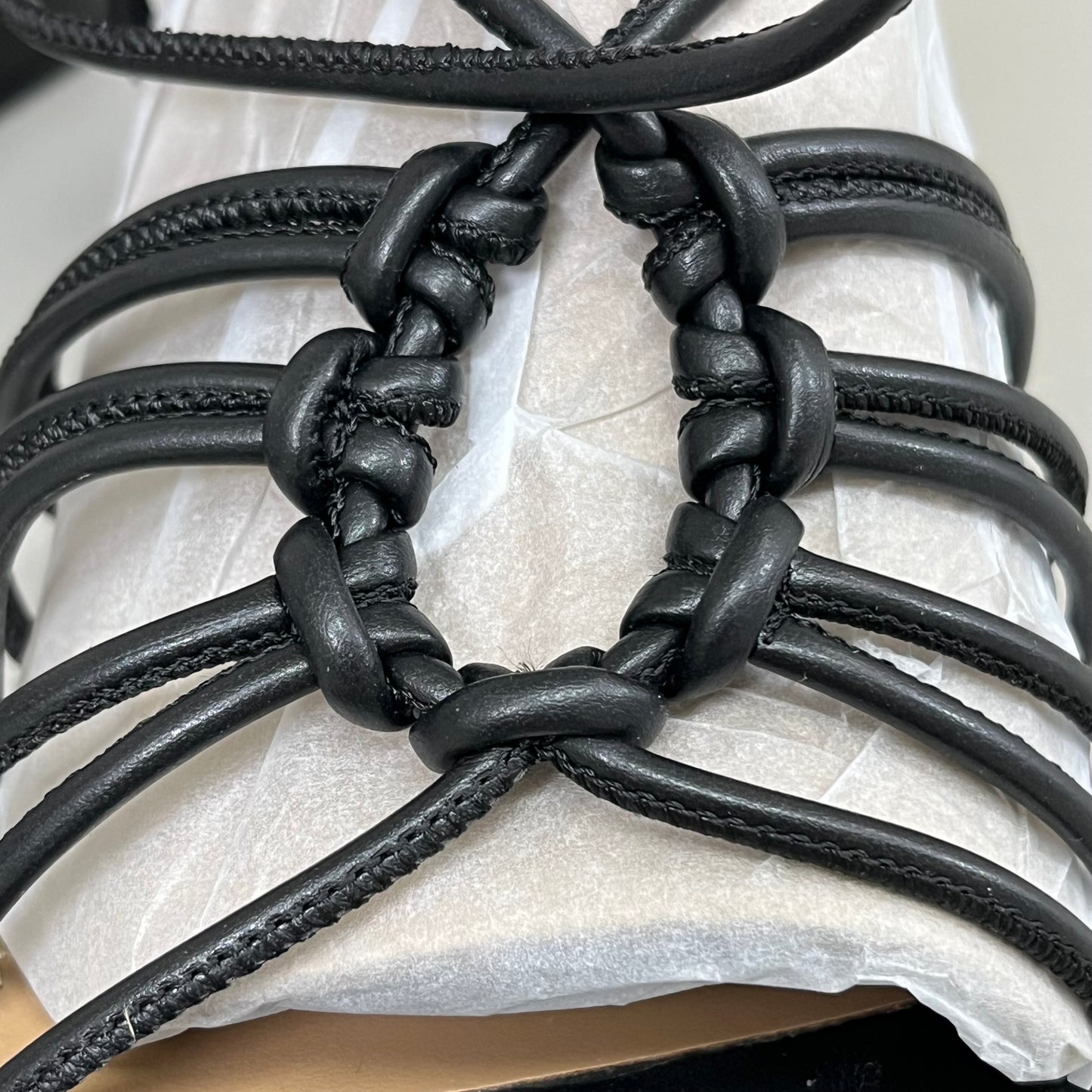 SAM EDELMAN Women's Westley Sandal Black Nappa Size 7 1/2