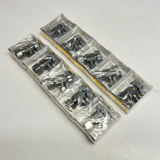 ZA@ BRASSCRAFT (10 PACK) 1/4 Turn Angle Ball Stop 1/2" NOM COMP In X 3/8" OD COMP Out KTCR19XC