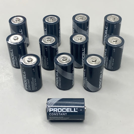 DURACELL (12 PACK) Pro cell D Batteries PC1300 Industrial Constant Power PC1300