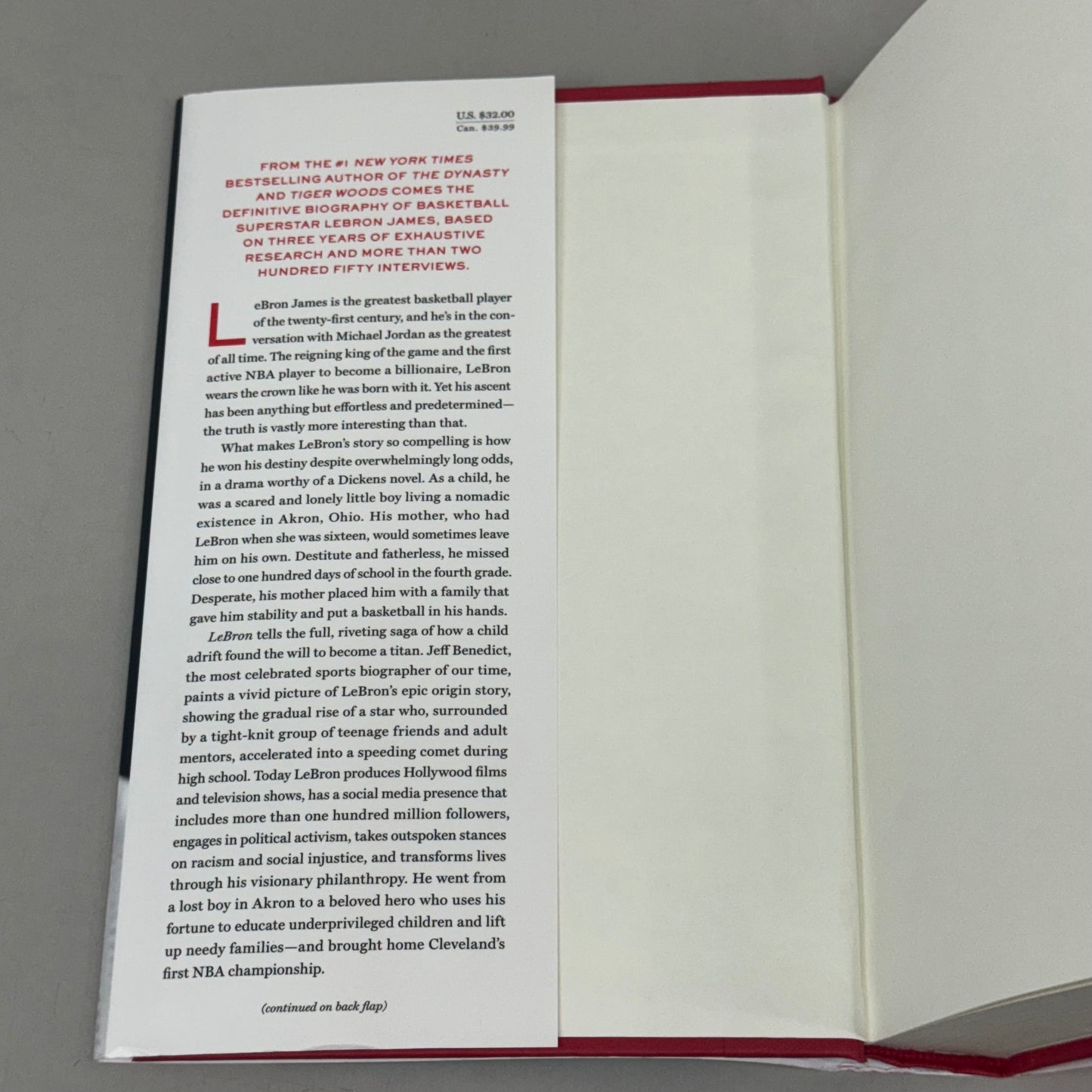 AVID READER PRESS Jeff Benedict; Lebron 576 Pages