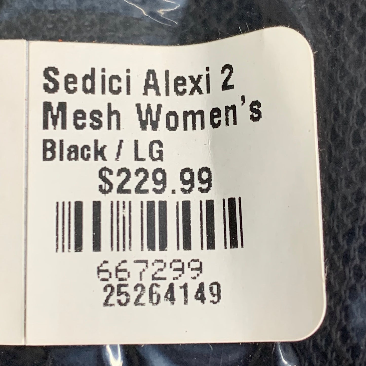 SEDICI Alexi 2 Mesh Women's Jacket Water & Windproof Sz L Black SEDM19W-BZ-L