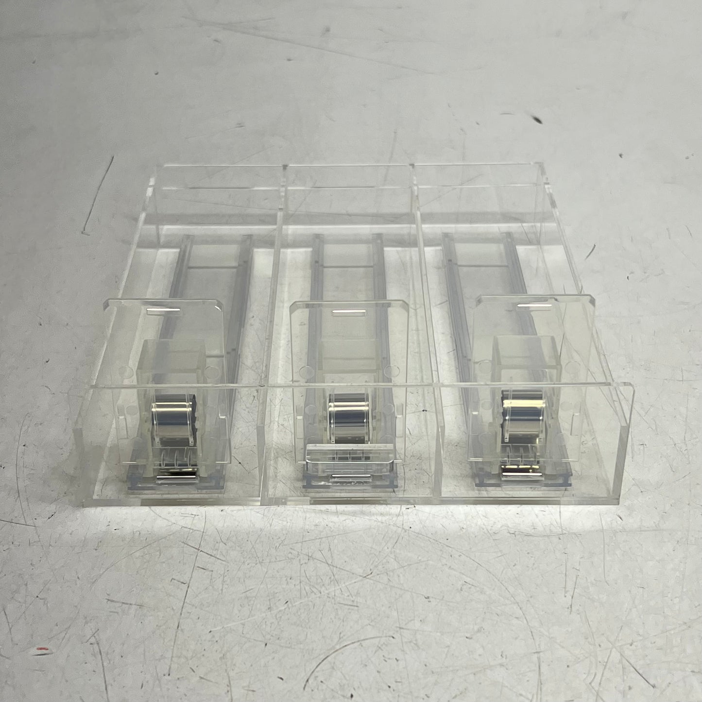 ZA@ LOON Sliding Organizers for Commercial Stores / Home Organization  9"x7" Clear