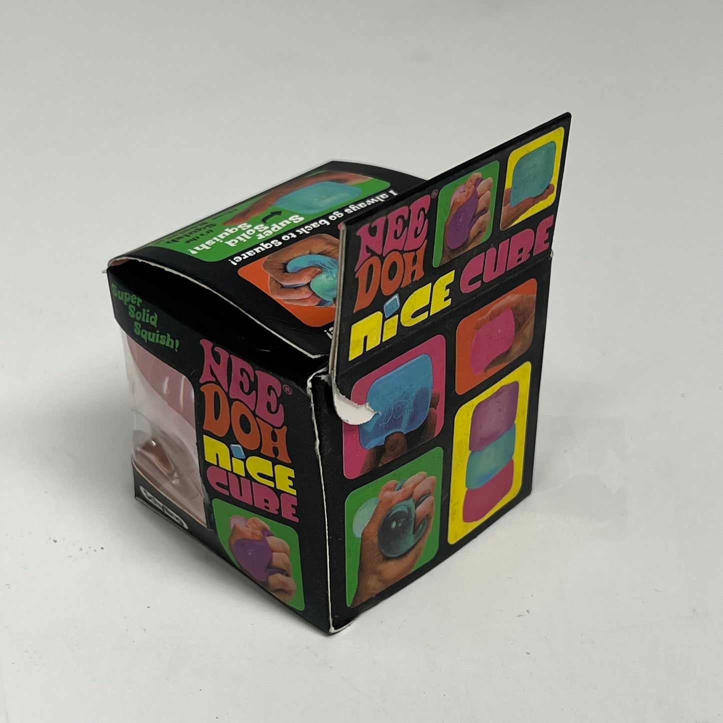 NEE DOH (2 PACK) Nice Cube Super Solid Squish Collectable Light Pink (As-Is)