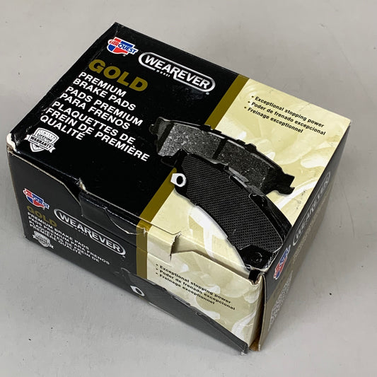 WEAREVER IMPORTS Premium Brake Pads Semi Metallic Long Life  Black GMKD1020