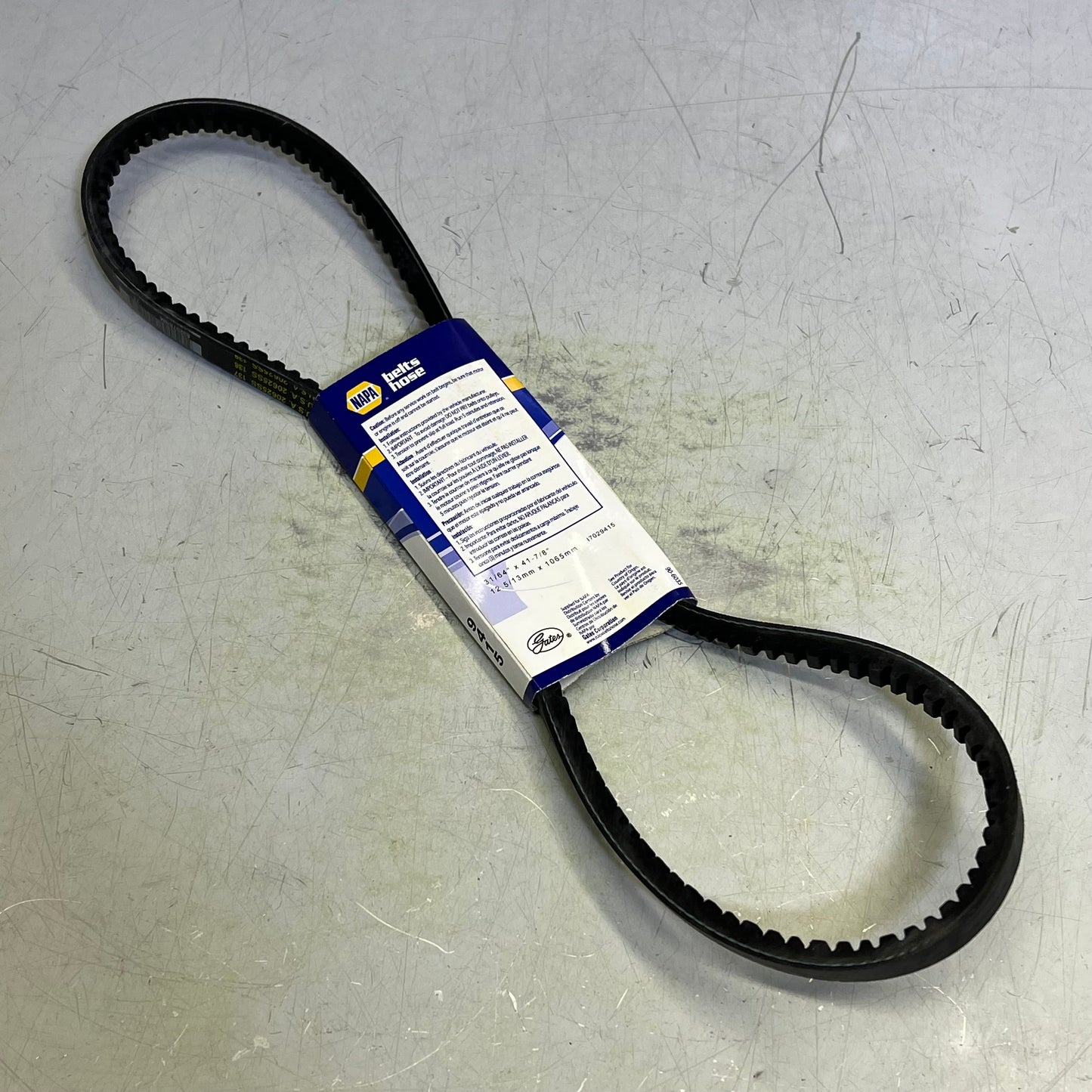 NAPA EPDM High Capacity V-Belt XL HC50 15/32" x 42 1/8" Black 259415