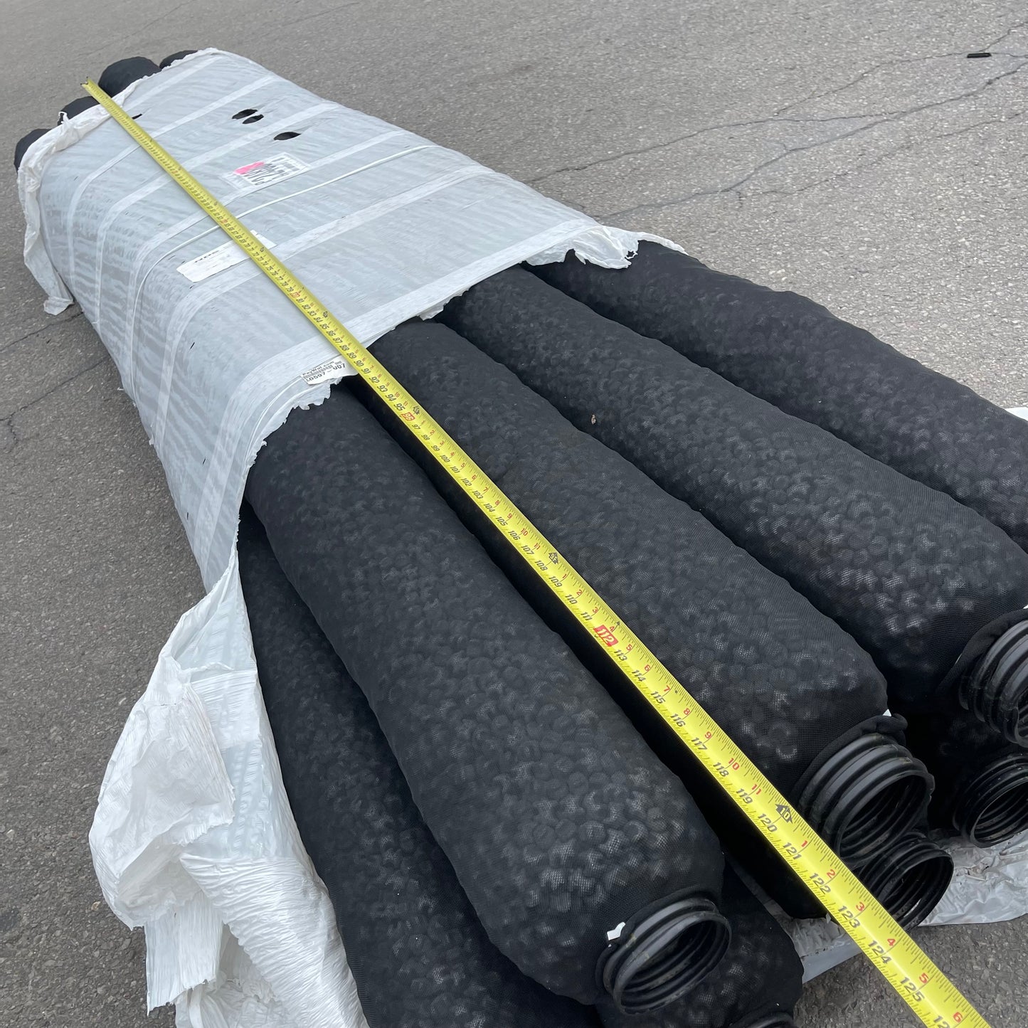 Z@ NDS (9 PACK) French Drain EZ Flow 10'L x 3"ID Black EZ-0701F