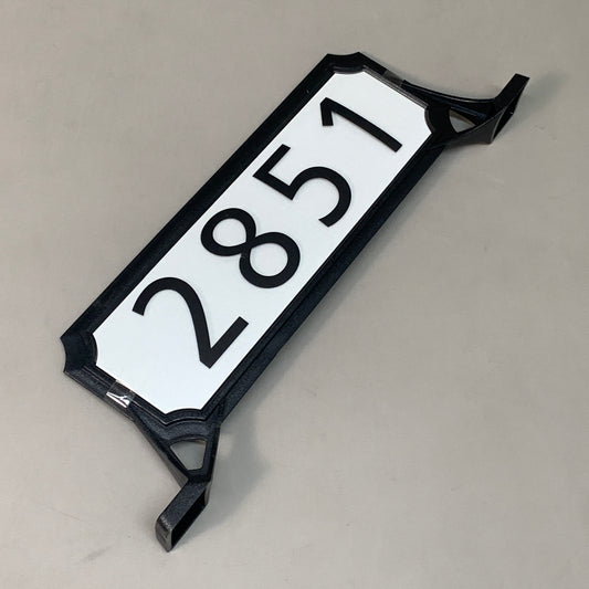 ZA@ ARCHITECTUAL MAILBOXES Manhattan reflective double sided plaque (New Other)