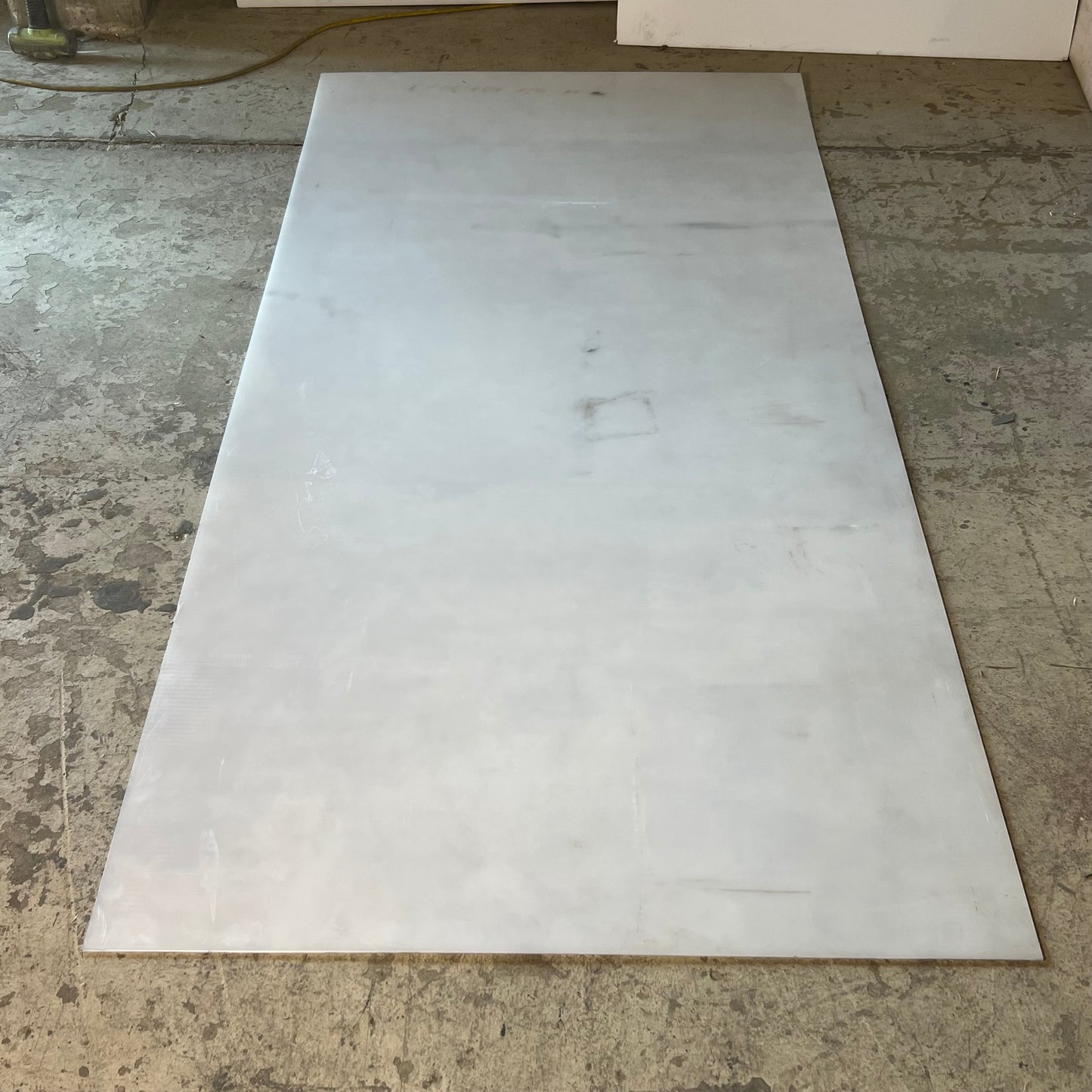 Plastic Polycarbonate Sheet Sz 96" L x 49" W, White