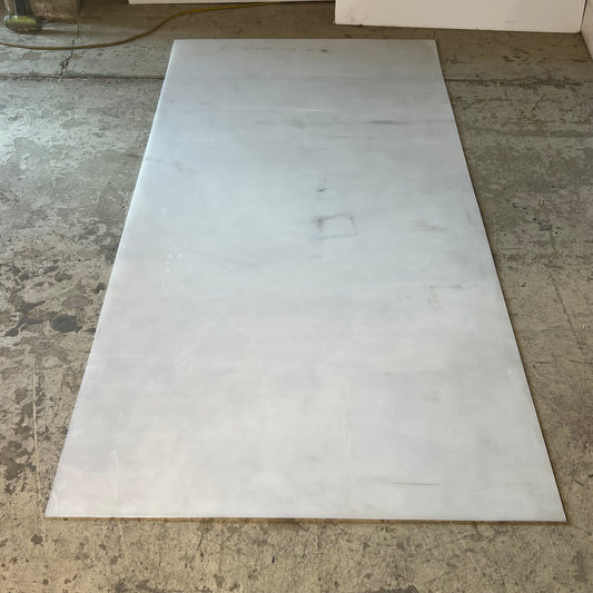 Plastic Polycarbonate Sheet Sz 96" L x 49" W x 3/16" Thick, White