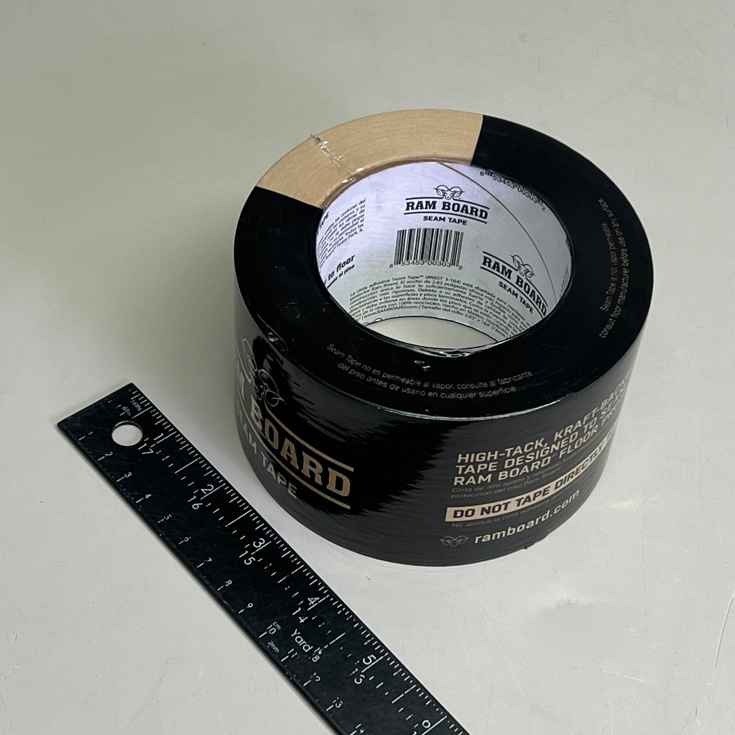 RAM BOARD (2 PACK) High-Tack Floor Board Seam Tape 2.83" x 164' TAN RBST3-164