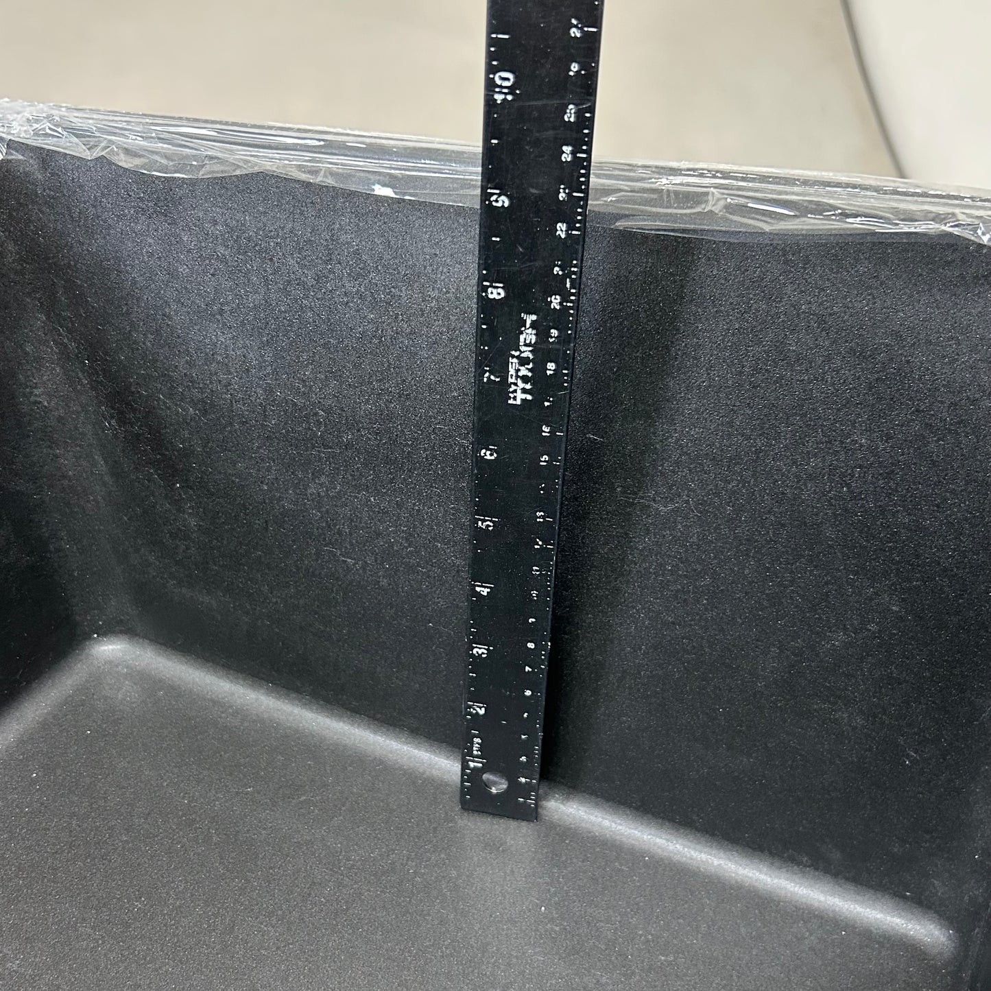 FRANKE UnderMount Single Basin Granite Kitchen Sink 31" Matte Black MAG11029-MBK (New Other- Distressed Packaging)