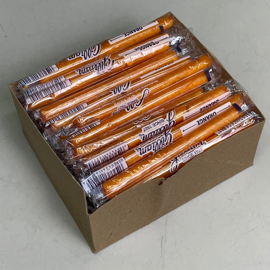 GILLIAM (80-PACK) Orange Old Fashioned Candy Sticks Nostalgic 0.5oz each GG16220