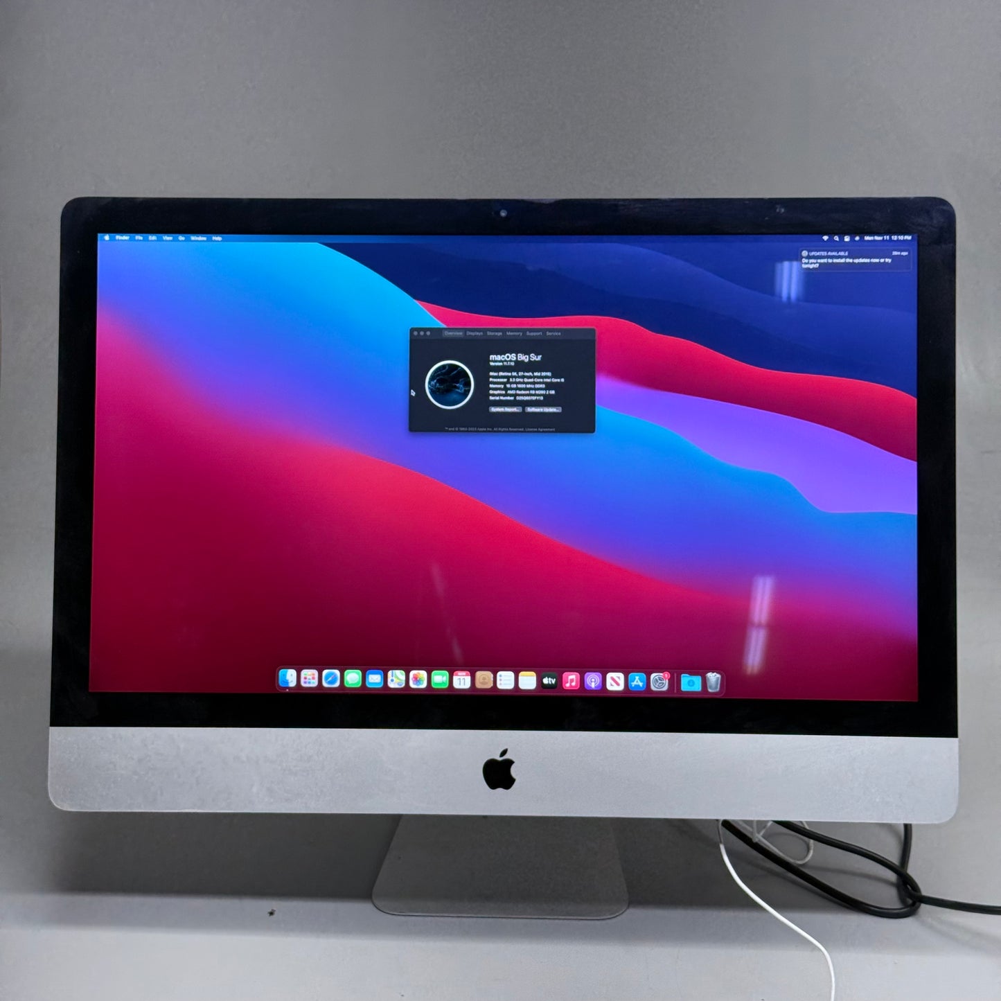 ZA@ APPLE IMac All-In-One Desktop 27" Computer (Cracked Screen, AS-IS)