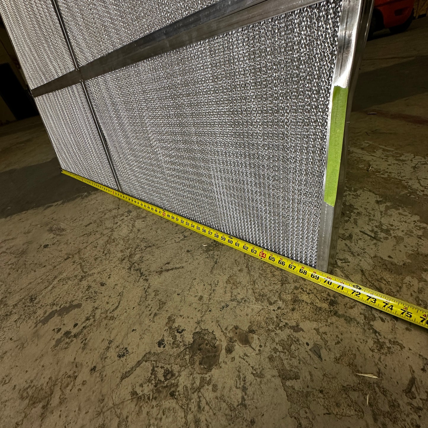 ZA@ Stainless Washable Metal Air Filter 2" x 56" x 70" (New Other)