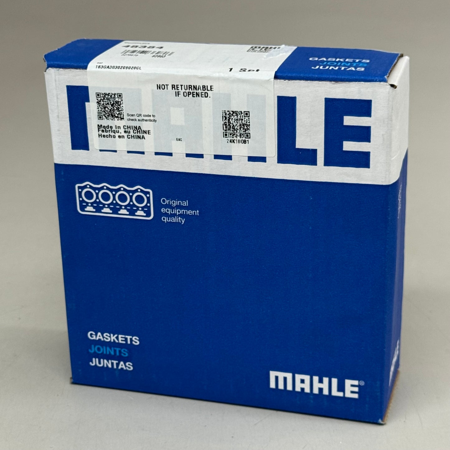 MAHLE Original Rear Main Seals For Cummins 48384