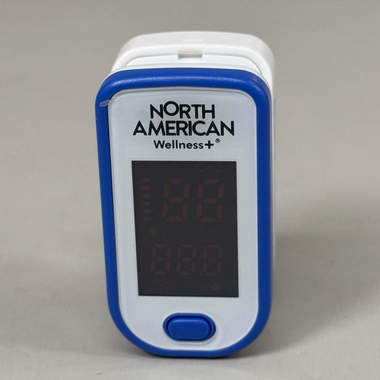 NORTH AMERICAN Wellness+ Finger Tip Oxygen Meter Non-Prescription White JI-29543