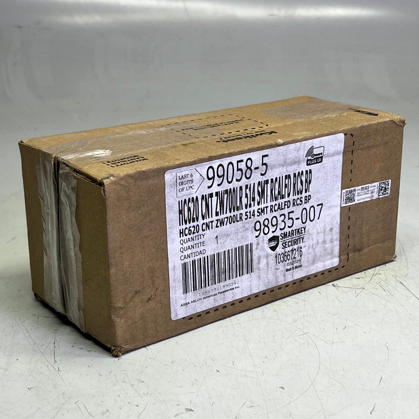 KWIKSET Home Connect 620 Contemporary Keypad Smart Lock with Z-Wave 700 Long Range 98935-007