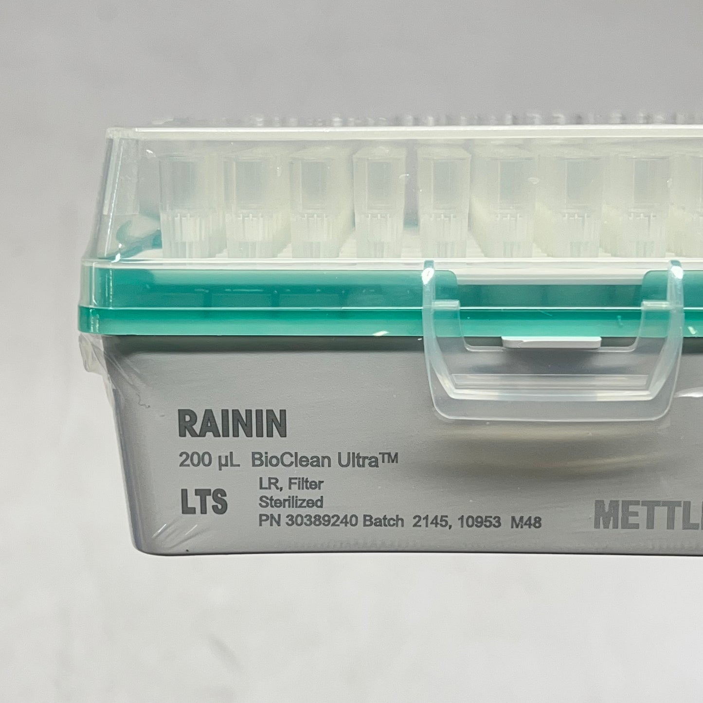 RAINN (10 PACK, 960 EACH) Pipette Tips Rt Lts 20/250 μL Max Vol Clear 30389240