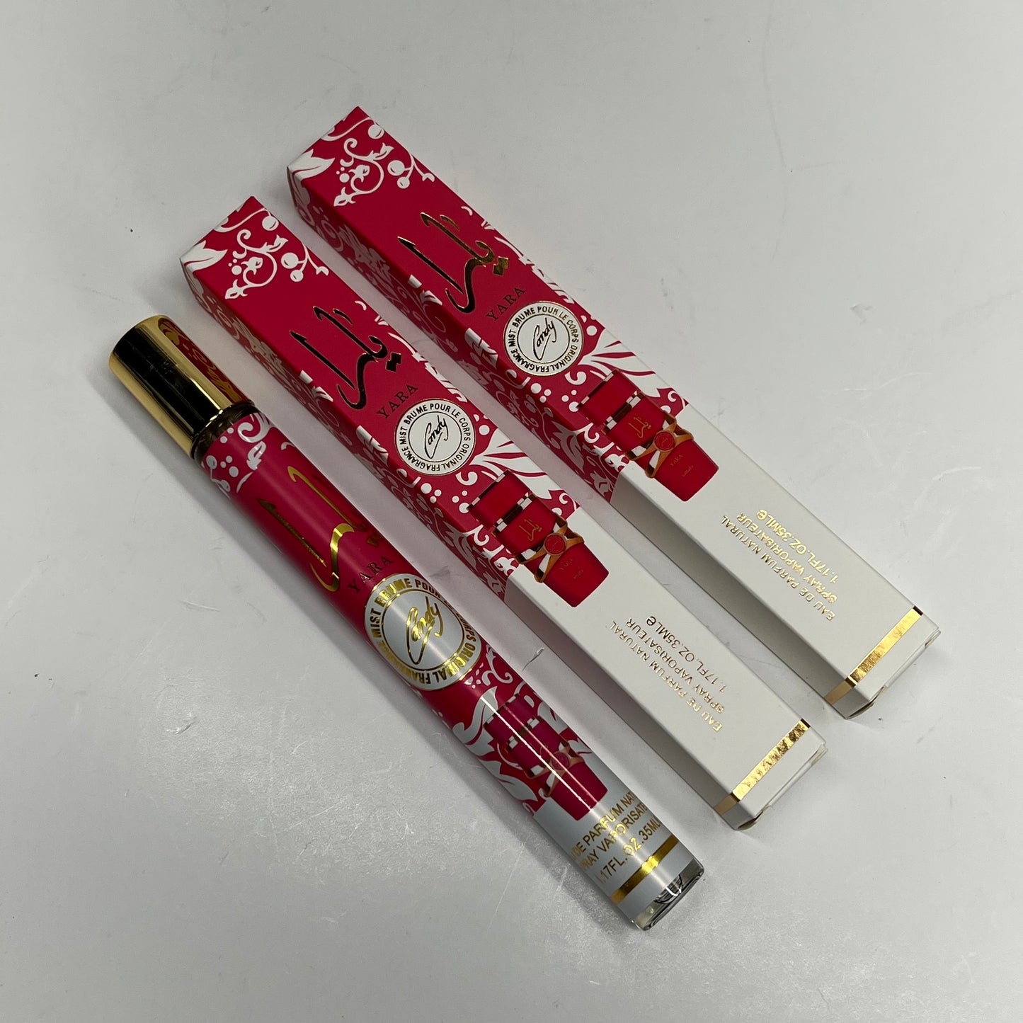 ZA@ LATTAFA YARA (2 PACK) Candy Eau De Parfum Playful Fruity Fragrance 1.17 fl oz  YFT0091