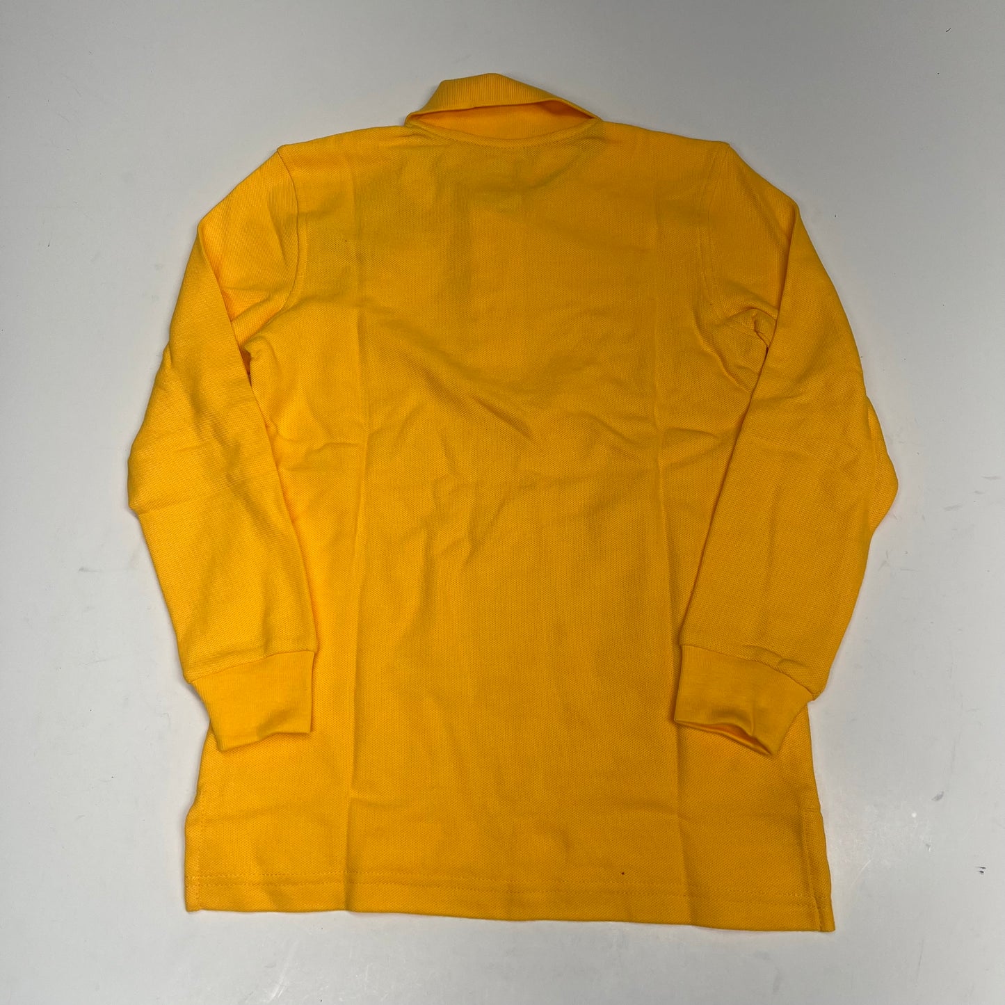 ZA@ FRENCH TOAST  Schoolwear Made for Kids Long Sleeve Polo Boys Sz M Gold 1009