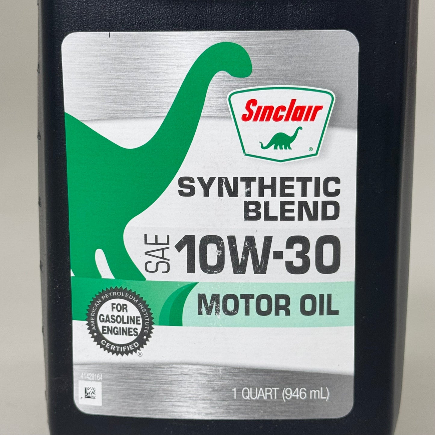 ZA@ SINCLAIR (6 PACK) SAE 10W-30 Synthetic Blend Motor Oil 1 Qt 840-014 (New Other)