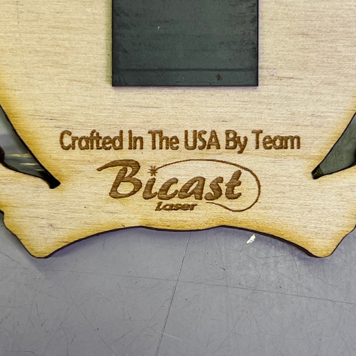 Z@ (2 PACK) Lavender Flowers Laser Cut Wood Magnet Souvenir JUNEAU, AK Made In USA